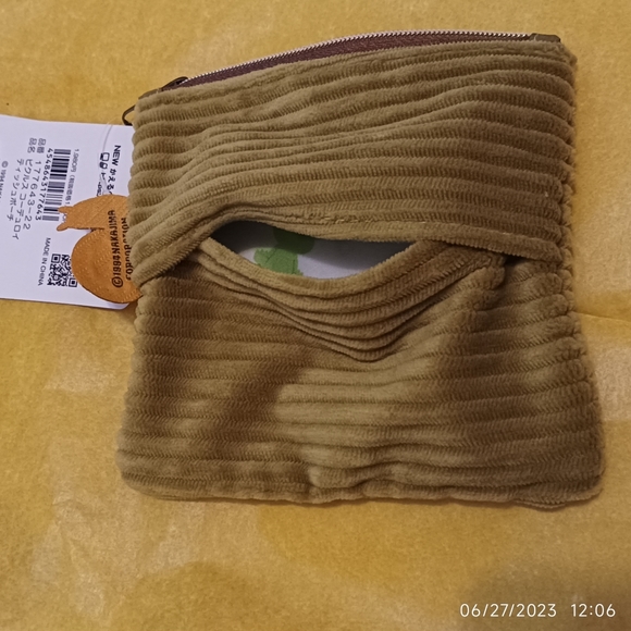 Pickles the frog small flat pouch / coin purse / bag - Picture 6 of 6